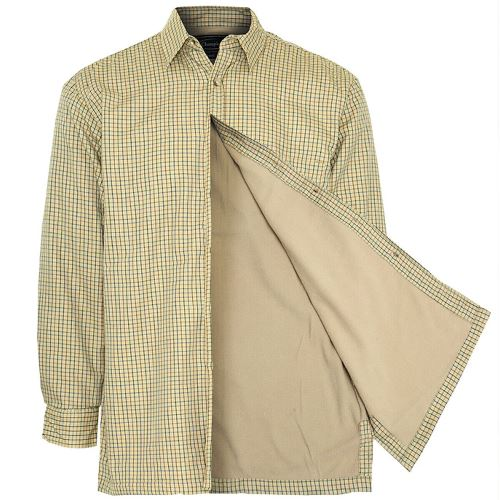 68164074 Mens Champion Country Fleece Lined Check Shirt